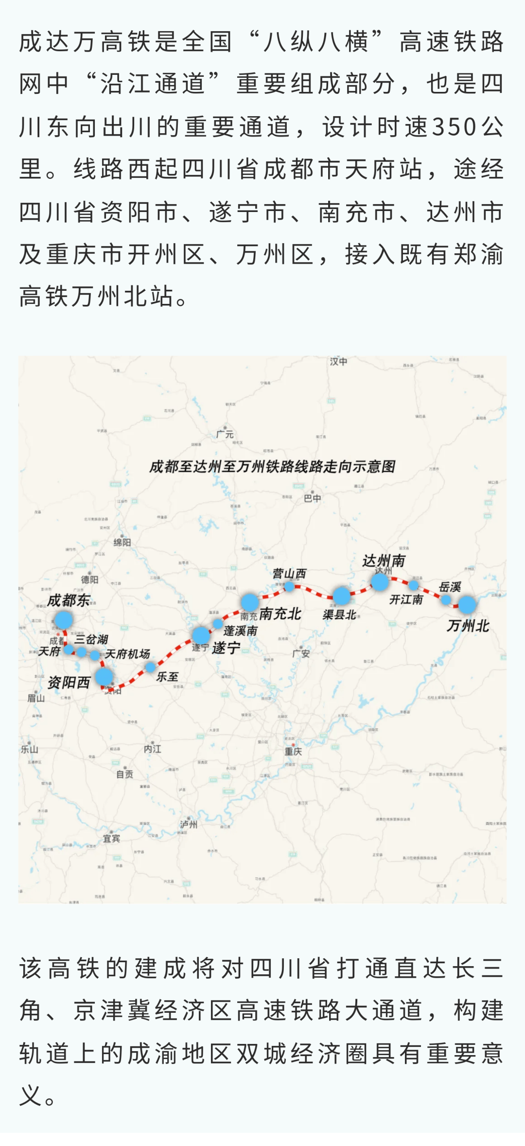 成南达万高铁最新进展公布